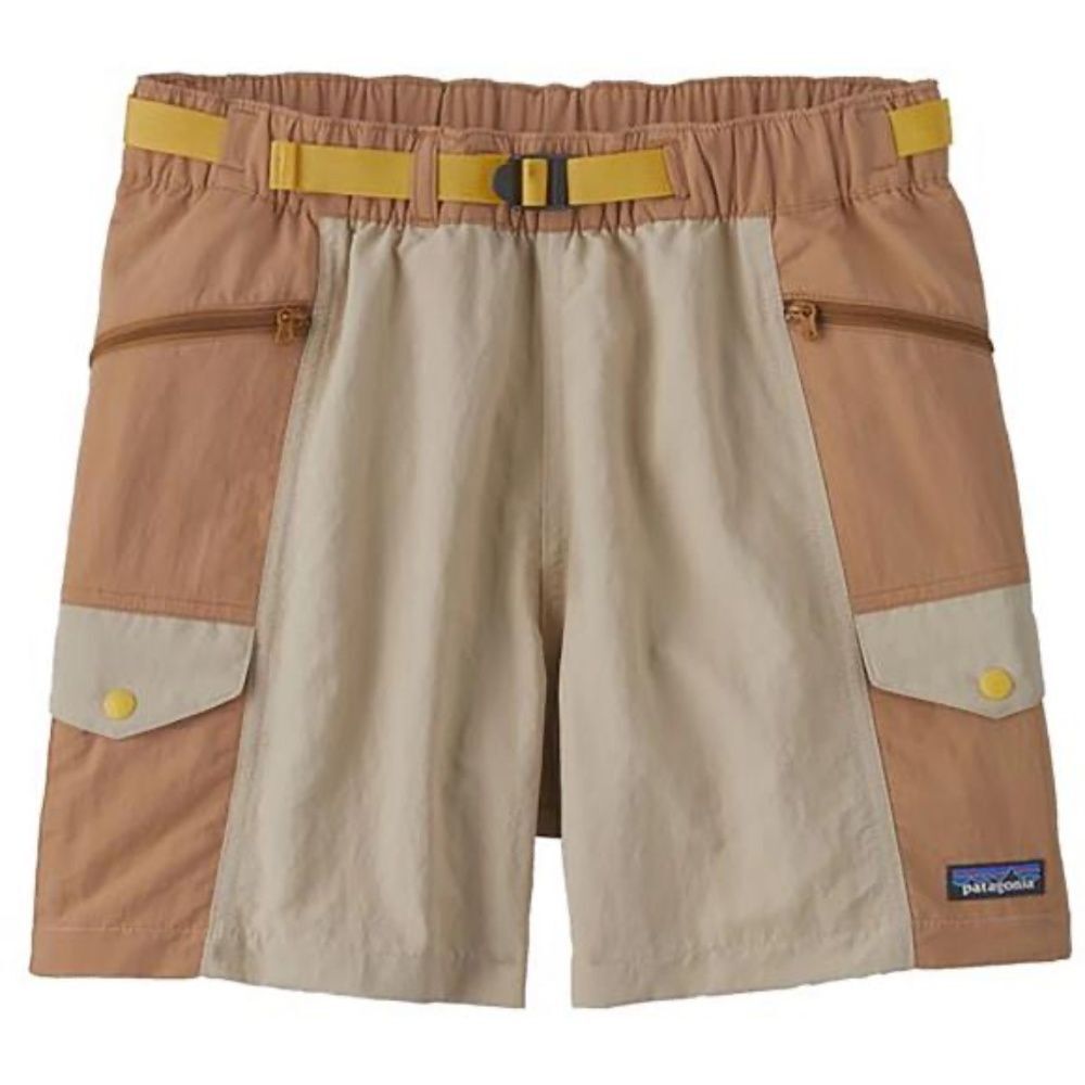 Patagonia Tan and Cream Athletic Shorts